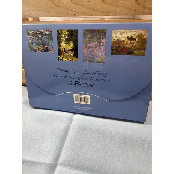 Vintage Box Monet 13 BLANK CARDS WITH ENVELOPES 4 designs 1998 JCPENNEY - Picture 4 of 5